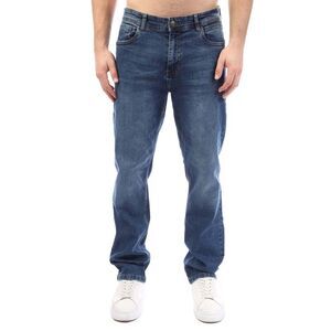 Duck and Cover Mens Hydras Straight Jeans / Blue